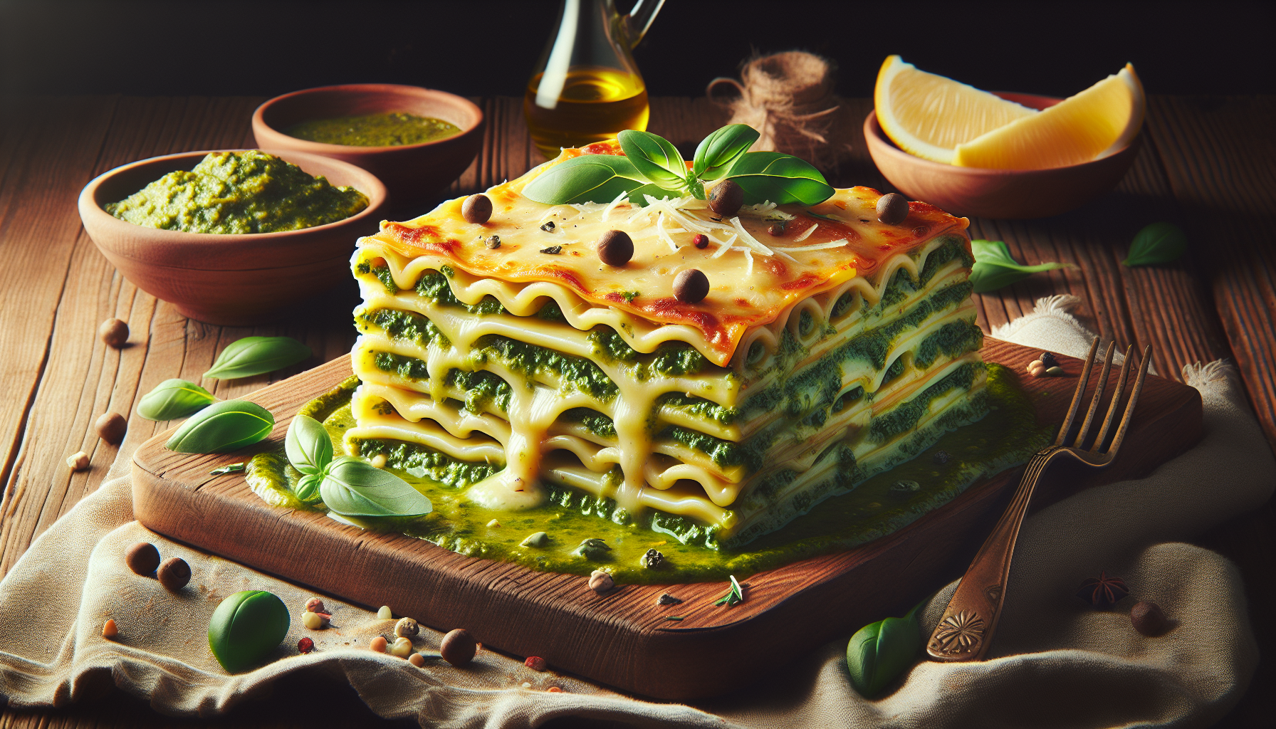 lasagne al pesto